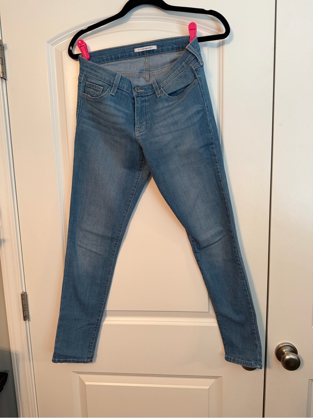 Flying Monkey Light Blue Skinny Stretch Jeans